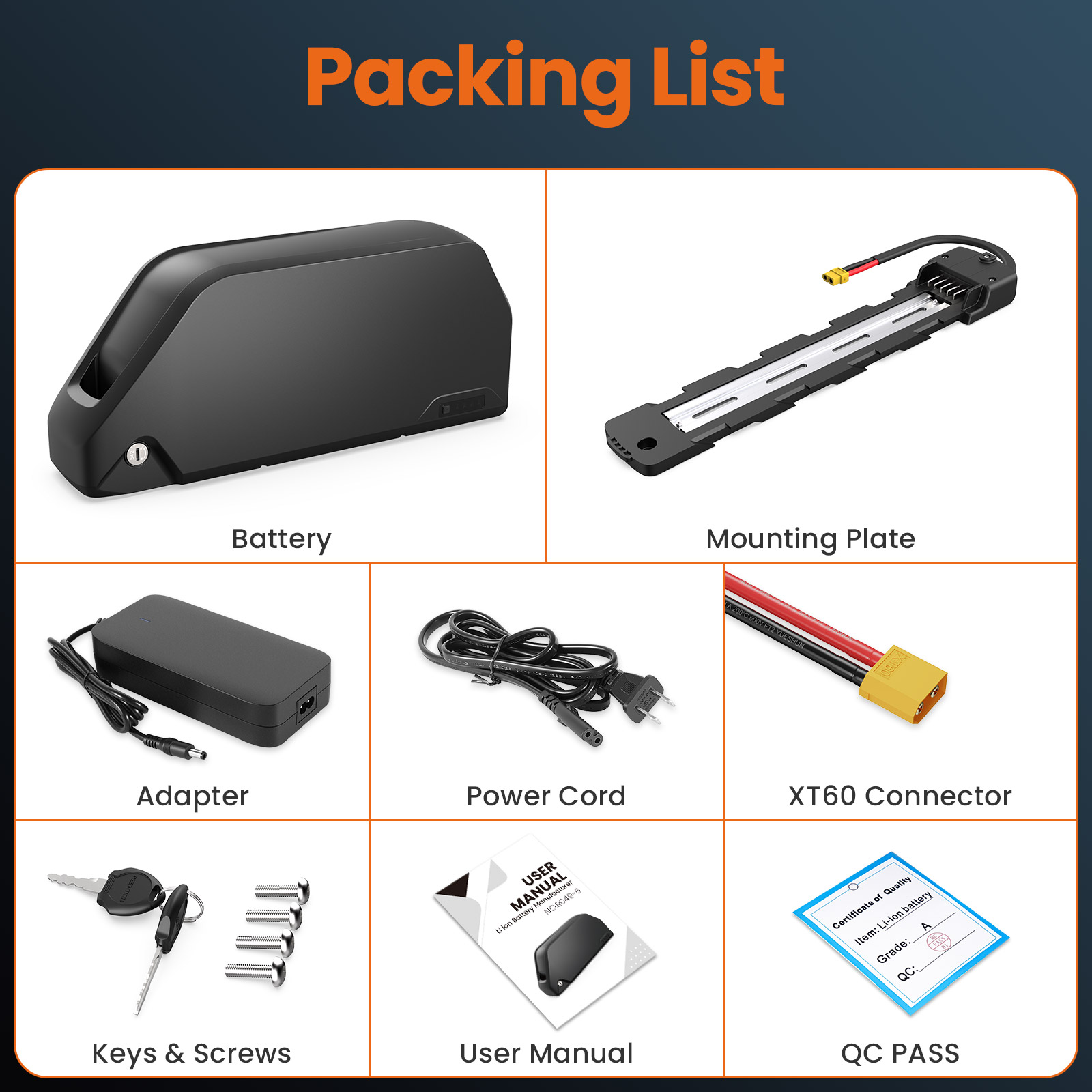 Polly Ebike Battery 48V 25AH 6 - 60V 30Ah 21700 Battery Pack 评论和价格