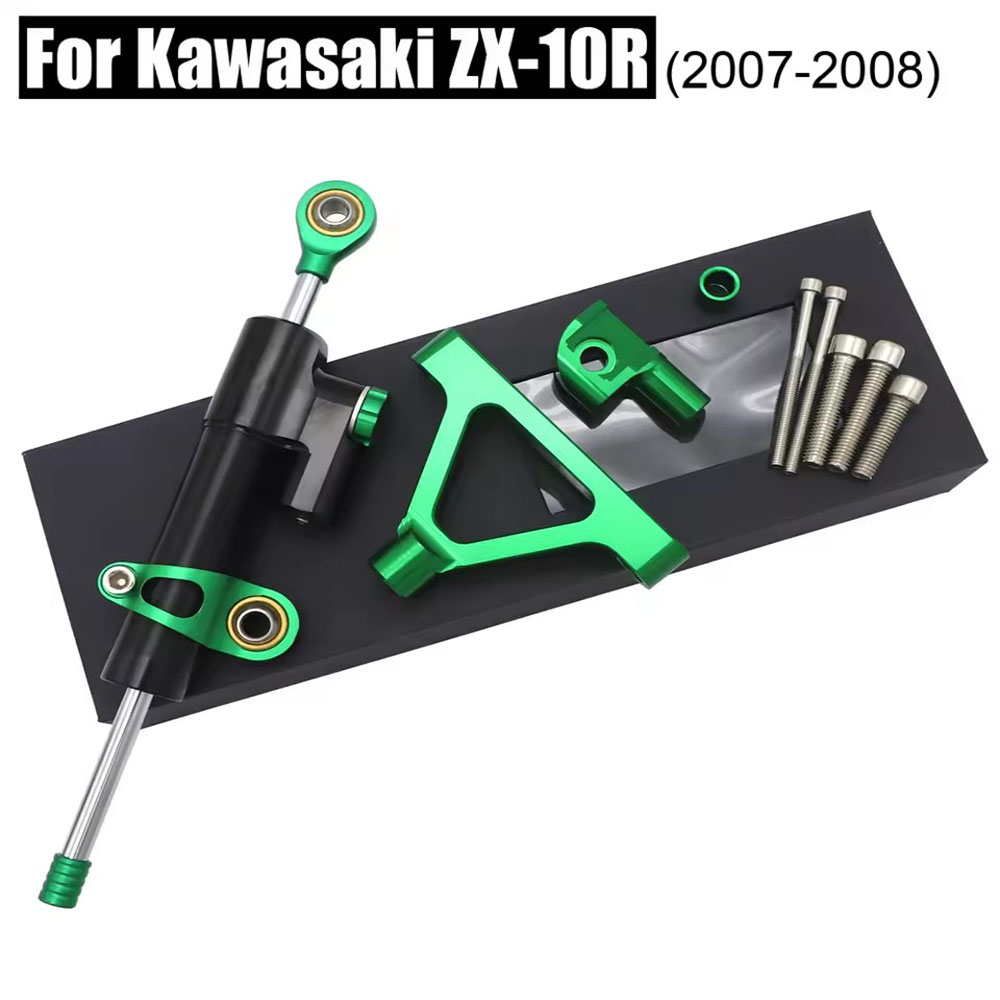 For Kawasaki ZX10R 04-05 Racin - Steering Damper Stabilizer Kit Cnc 评论和价格